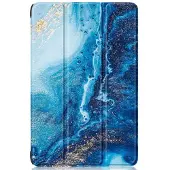 Cover-Discount Galaxy Tab S9+ - Étui Smart Tri-fold Sea Wave (Samsung Galaxy Tab S10+, Samsung Galaxy Tab S9+), Étui pour tablette, Bleu