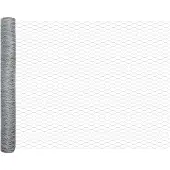 vidaXL : Clôture en panneaux soudés, 1,4 x 50 mètres, acier galvanisé, couleur argent