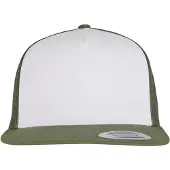 Flexfit Casquette vert foncé / blanc