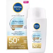 Nivea Daily Fluid-medium Tinted 40 Ml Sunscreen Blanc Homme