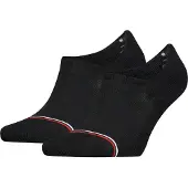 Tommy Hilfiger Chaussettes - 2 Pack - Footie - Noir - - 43/46 - Chaussettes