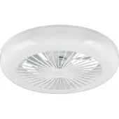 TRIO Ventilateur de plafond Mora blanc avec lampe