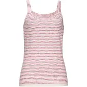 Vivance Tops en tricot rose / blanc