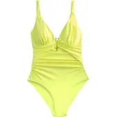 Next Maillot de bain modelant citron vert
