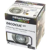 MEGATRON Kit spot encastrable LED 2800K dim eb - Rétroéclairage 1x1 ... 50W LED remplaçable MT75404
