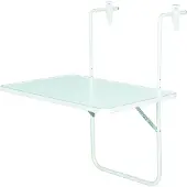Alco Balcon Table suspendue, blanc 60x40 cm