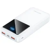 Vention Powerbank, , Fhlw0, 20000Mah, Micro-Usb, Usb-C, 2Xusb-A, 22.5W (Blanc)