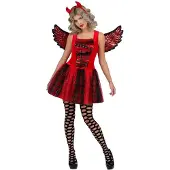 MOM Costume Femme Diable Punk