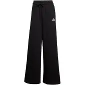 Adidas Pantalon de sport '3-Stripes Fleece Wide' noir / blanc
