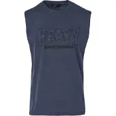 KOROSHI T-Shirt bleu marine / noir