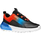 Geox Garçon J Activart Illuminus, Black Lt Red, 29 EU