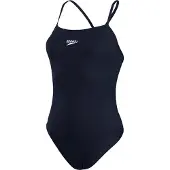Speedo Eco Endurance+ Thinstrap Swimsuit Bleu UK 28 Femme