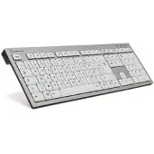 Logickeyboard SKB-AJPU-FR USB AZERTY Français Aluminium