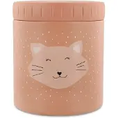 Trixie Lunchpot isotherme 500 ml - Mrs. Cat - Récipient isotherme en acier inoxydable rose