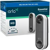 Arlo Wire Free Video Doorbell Blanc