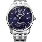 Orient Watches Contemporary Multi Year Calendar 43 Mm Watch Argenté Homme