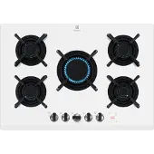 Electrolux KGG753753W Blanc Intégré 75 cm Gaz 5 zone(s)