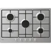 Candy Timeless CHW7X Table de cuisson à gaz encastrable 4 feux en acier inoxydable