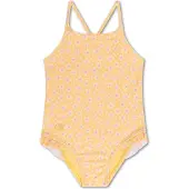 Swim Essentials Filles, Maillot de bain, Badeanzug Mädchen 86/92 Yellow Flowers, Multicolore, Jaune, (86, 92)