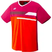 Yonex Team Short Sleeve Polo Rouge M Homme