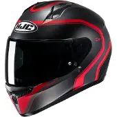 HJC C10 Elie Noir Rouge Mc1Sf Casque Intégral Taille XXS