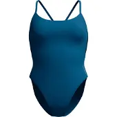 Speedo Solid Racerback Swimsuit Bleu L Femme
