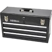 OEM Coffre à outils HBM à 3 tiroirs, noir