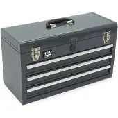 OEM Boîte à outils grise avec 3 tiroirs