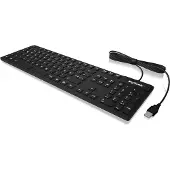 Keysonic KSK-8030 IN (FR) Clavier industriel en silicone éronomique étanche antimicrobien résistant aux substances alcalines noir