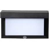 Star Trading Applique murale solaire à LED 'Valla', plastique, 20x12cm