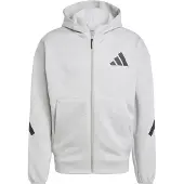 Adidas Veste de survêtement 'Z.N.E.' gris chiné / noir