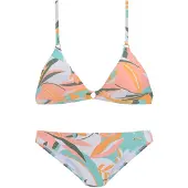 Sunseeker Bikini turquoise / sapin / orange / blanc