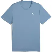 Puma Hommes, T-shirt de sport, Tee M TAD Essential Poly Texture (XXL), Bleu, XXL