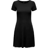 ONLY Robe Casi Cutline Femme Noir