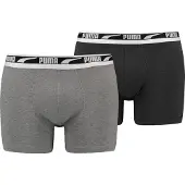 Puma Hommes, Sous-vêtements, Boxers pour hommes "Everyday Multi Logo" en pack de 2, (lot de 2, XL)