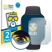 BROTECT Full-Cover Protection, Film de protection pour smartwatch, Transparent