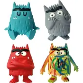 Comansi Les figurines du pack Monstre coloré