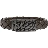 Police S14ahw04b Bracelet Marron Homme