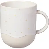 Villeroy & Boch 6x Gobelet avec anse Winter Glow, Tasse, Beige, Blanc, Or