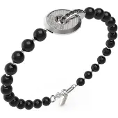 GUESS Jumb04060 Edgy Styles Bracelet Argenté Homme