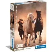 Clementoni puzzle 1000 chevaux de course compacts 39771