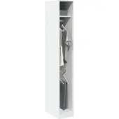 vidaXL Armoire blanche 30x50x200 cm Bois composite