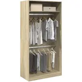 vidaXL Armoire Chêne Sonoma 100x50x200 cm Bois composite