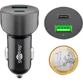 Goobay Chargeur de voiture USB C - Allume-cigarette