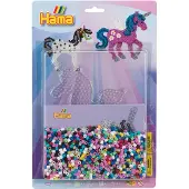 Hama Kit perles à repasser modèle licorne