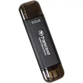 Transcend Disque SSD externe ESD310C 512 Go Noir