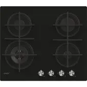 Candy CDK6GF4WEKB Black Built-in 59.5 cm Gas 4 zone(s)
