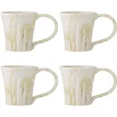 Bloomingville Ensemble de 4 mugs Joseph verts