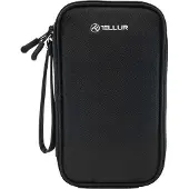 Tellur Organisateur de câbles de voyage universel Noir, Valise, Noir