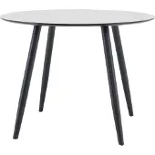 Venture Home Plaza table de salle à manger Ø100 cm noir.